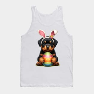 Easter Rottweiler Dog Tank Top